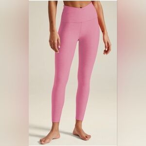 Beyond Yoga Pink Leggings SPACEDYE AT YOUR LEISURE